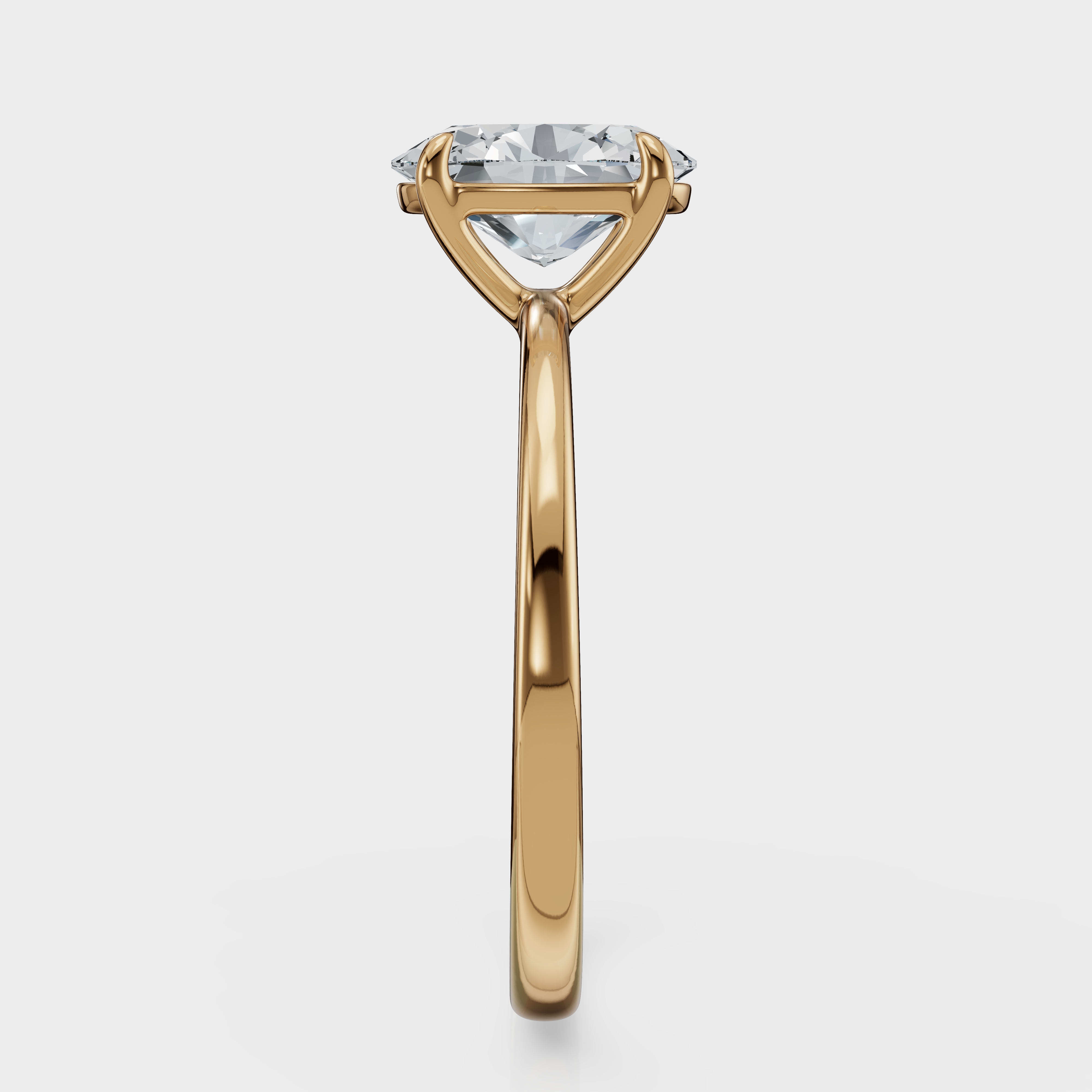 Oval Cut Solitaire Ring– Diamond
