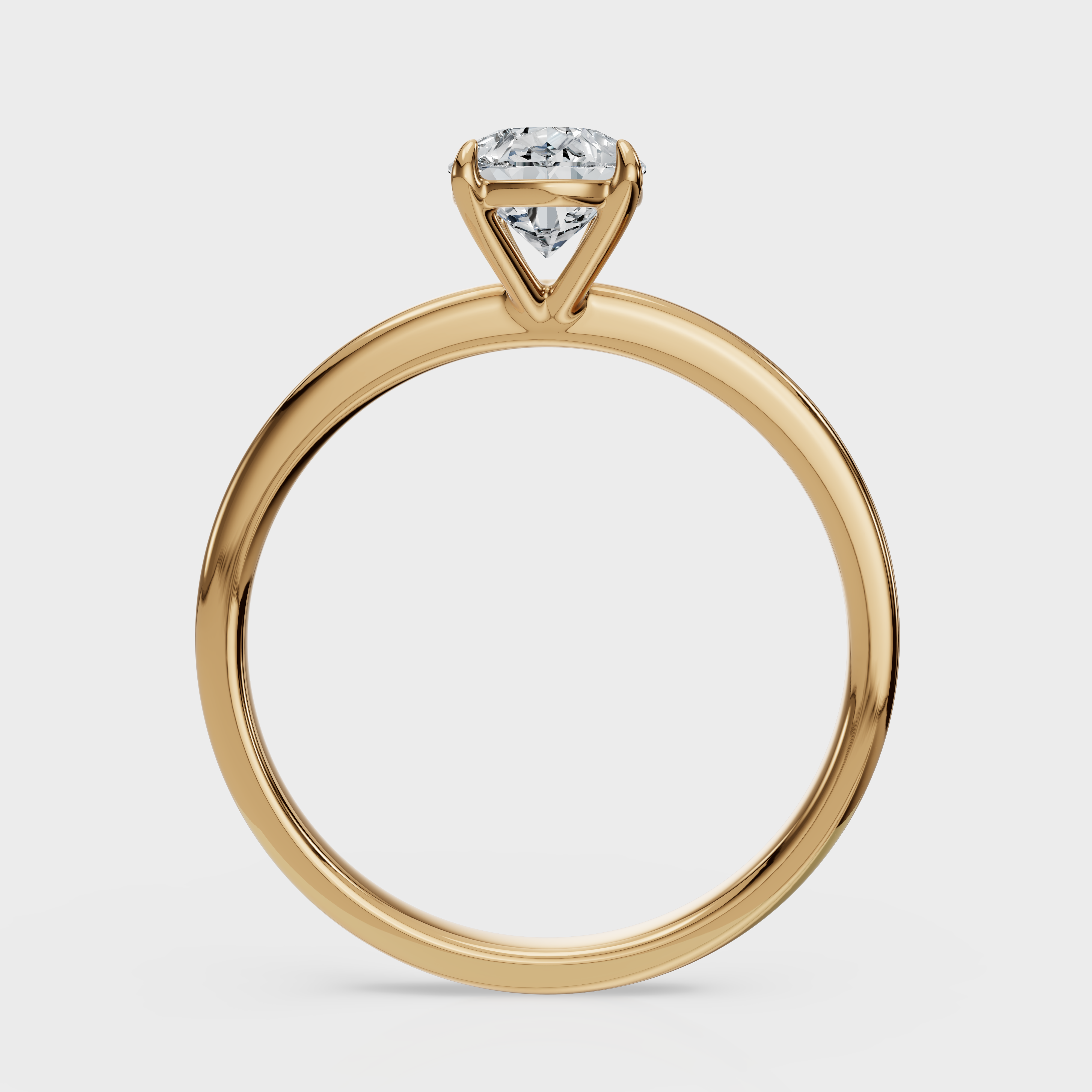 Pear Cut Solitaire Ring – Diamond