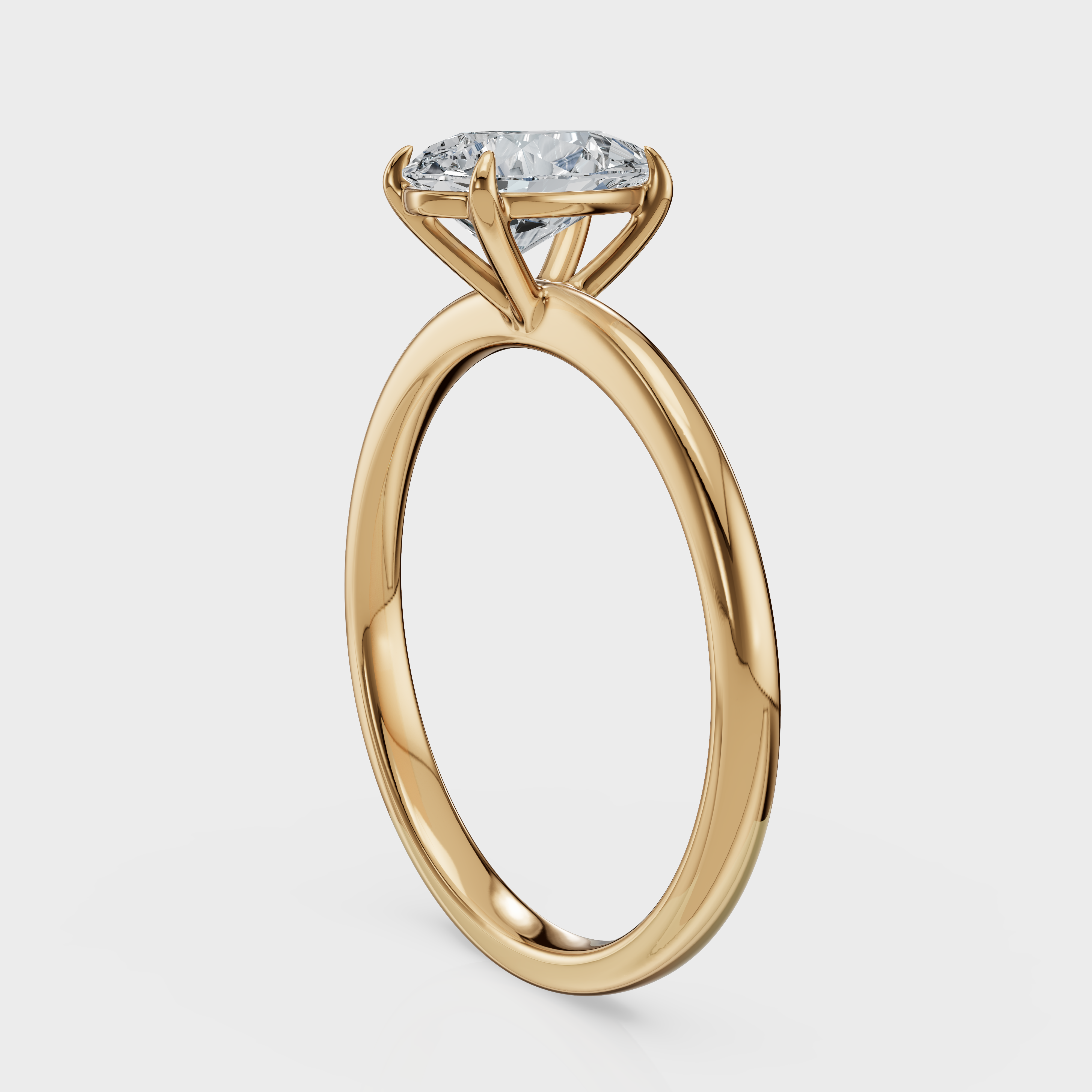 Pear Cut Solitaire Ring – Diamond