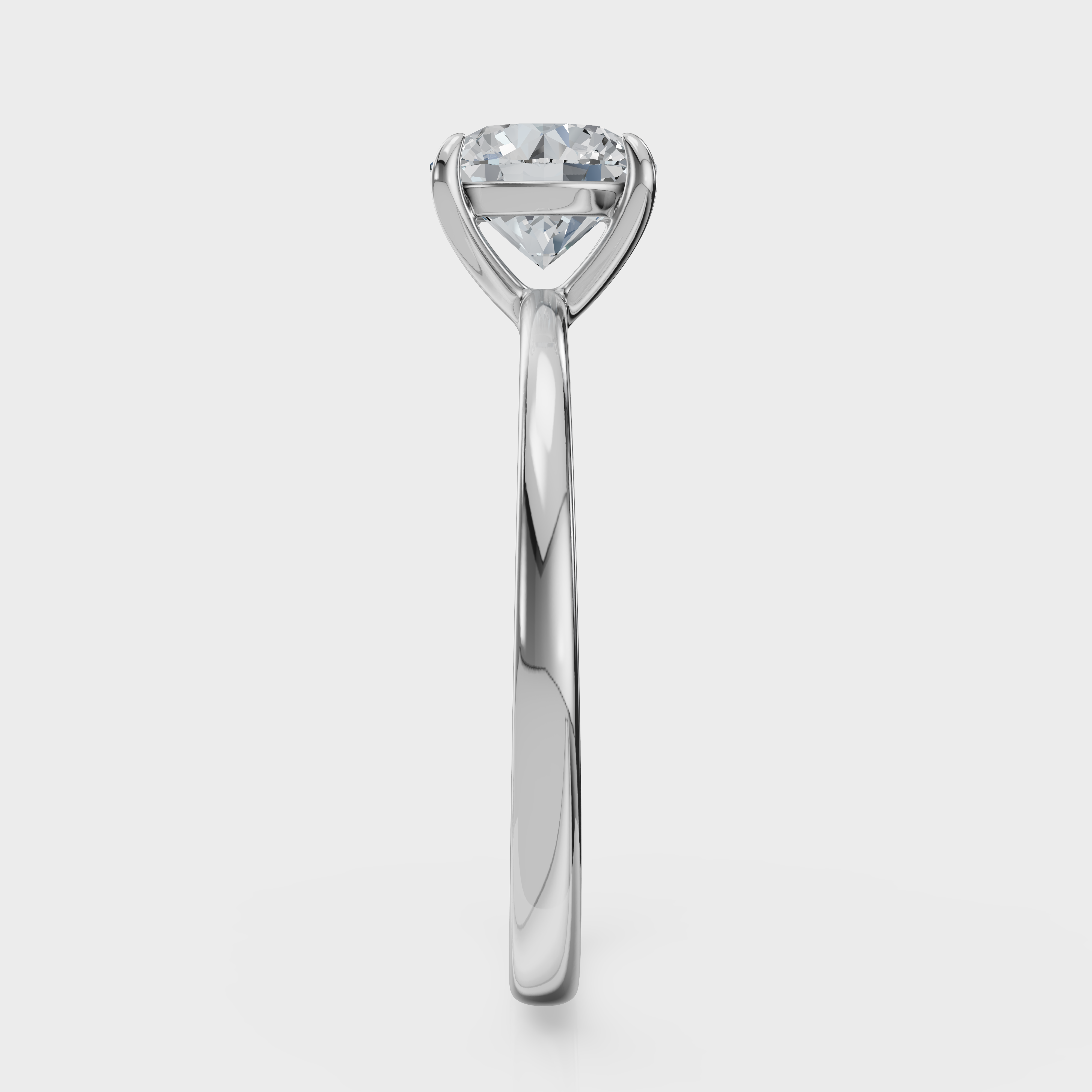 Round Cut Solitaire Ring– Diamond