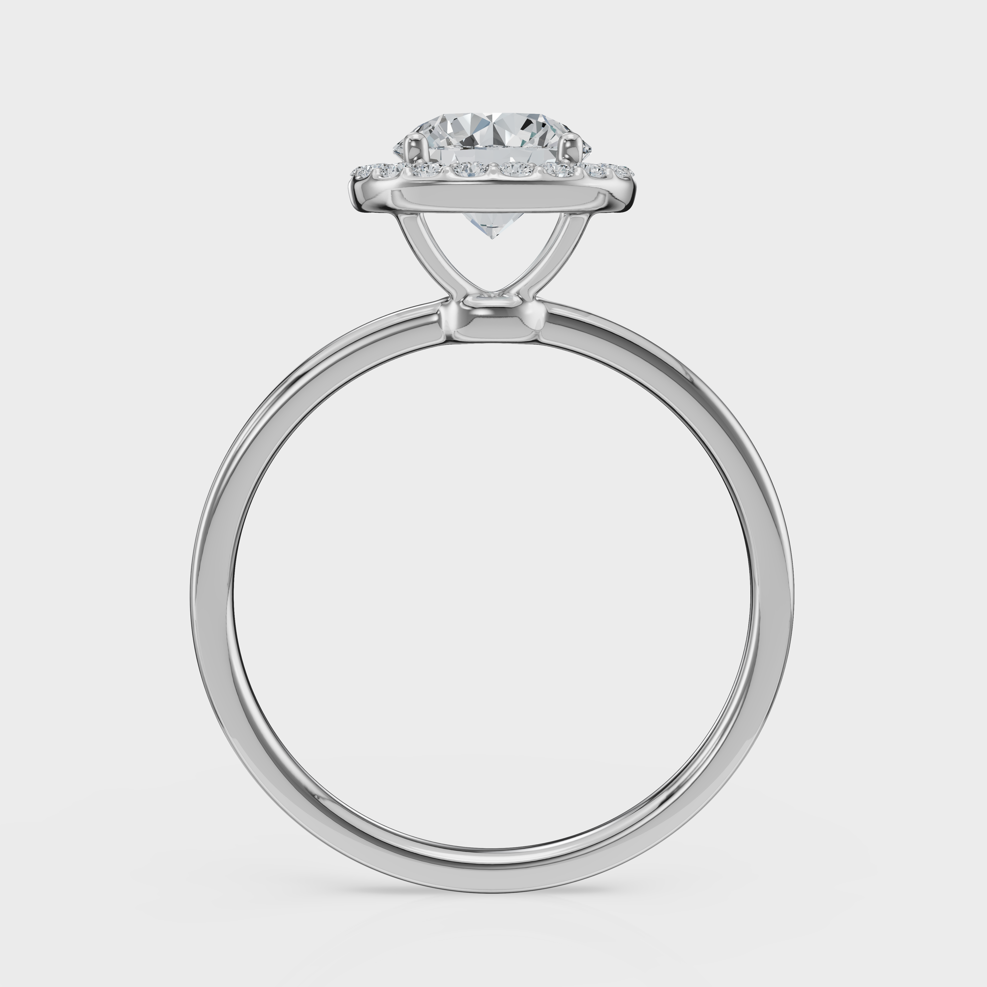 Round Cut Halo Ring– Diamonds