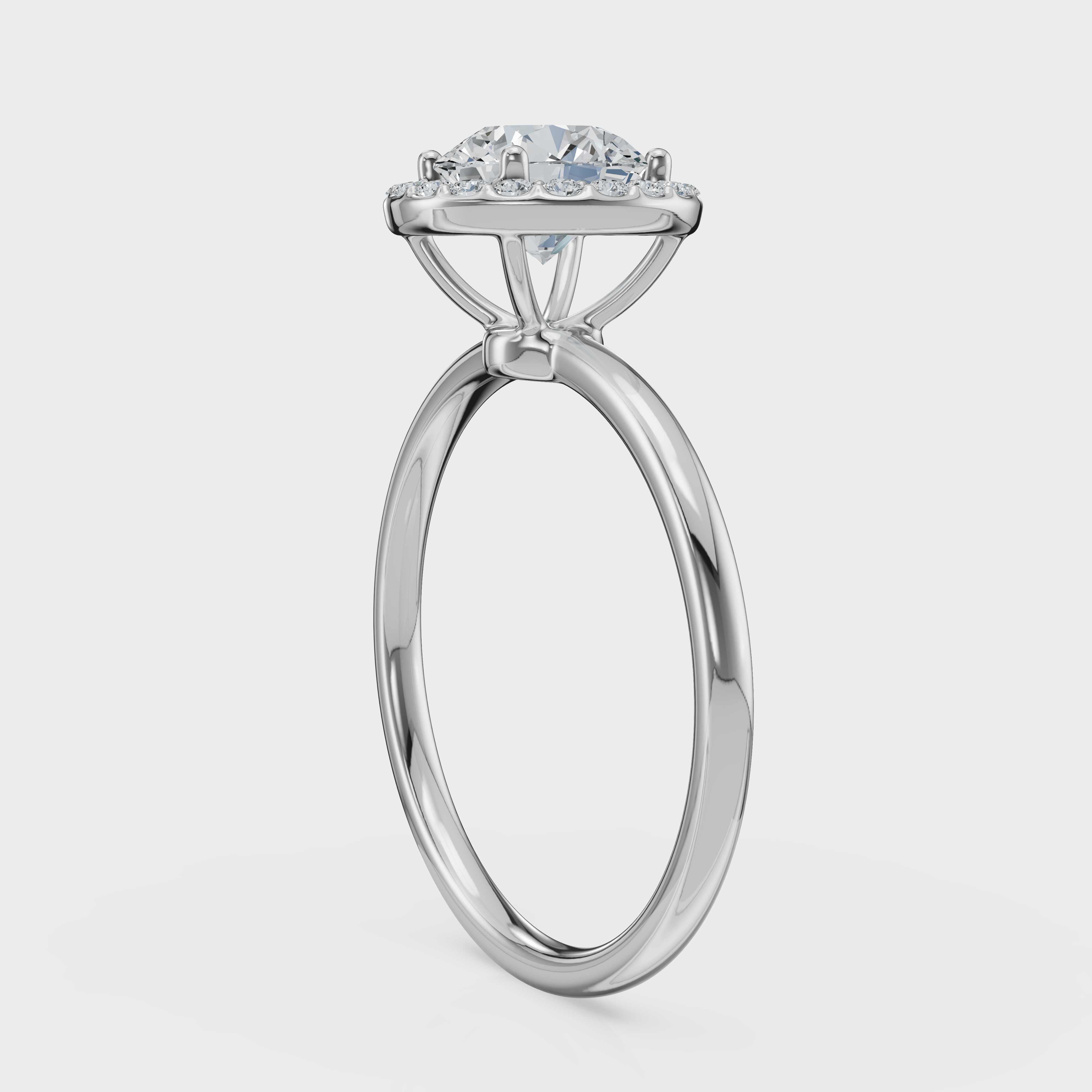Round Cut Halo Ring– Diamonds