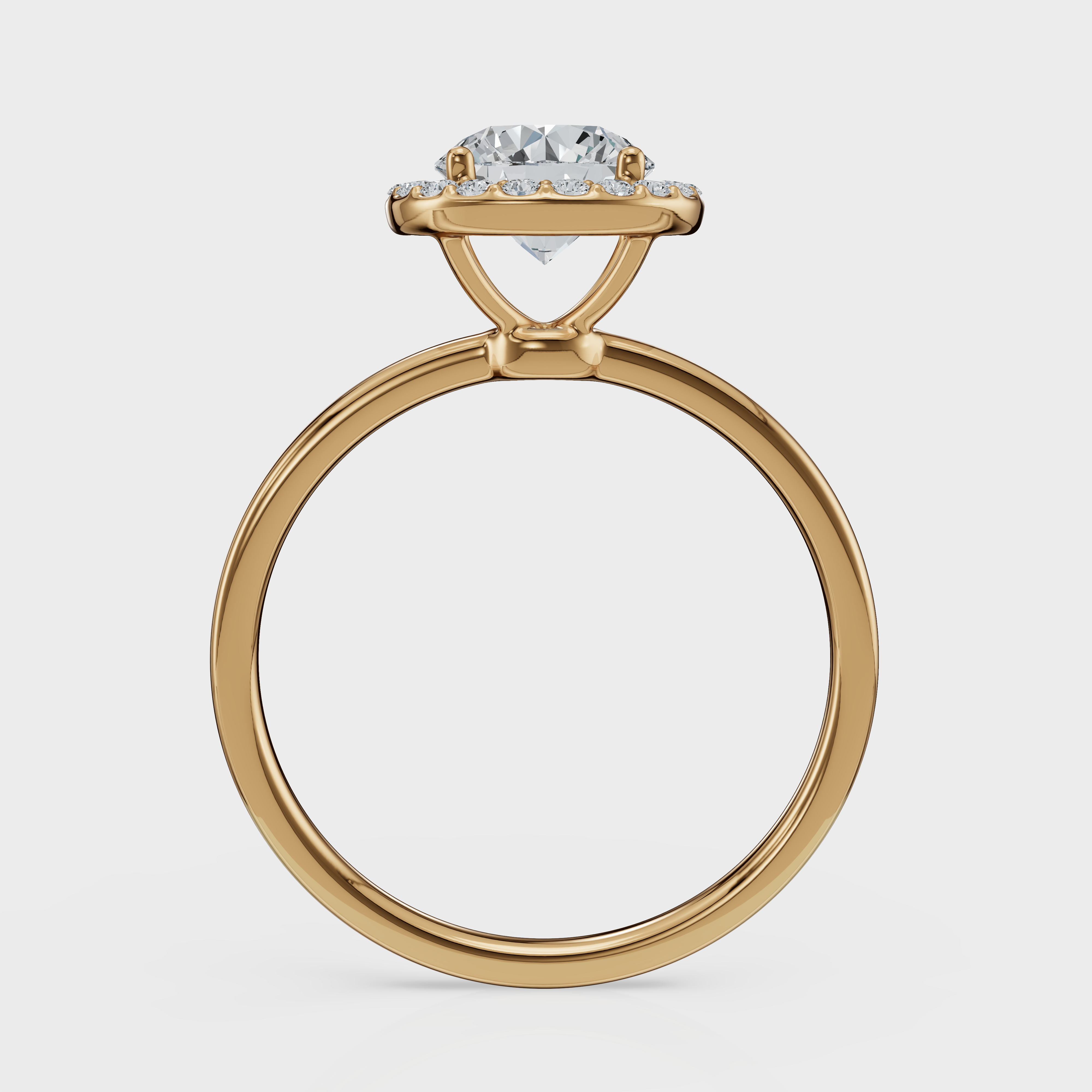Round Cut Halo Ring– Diamonds