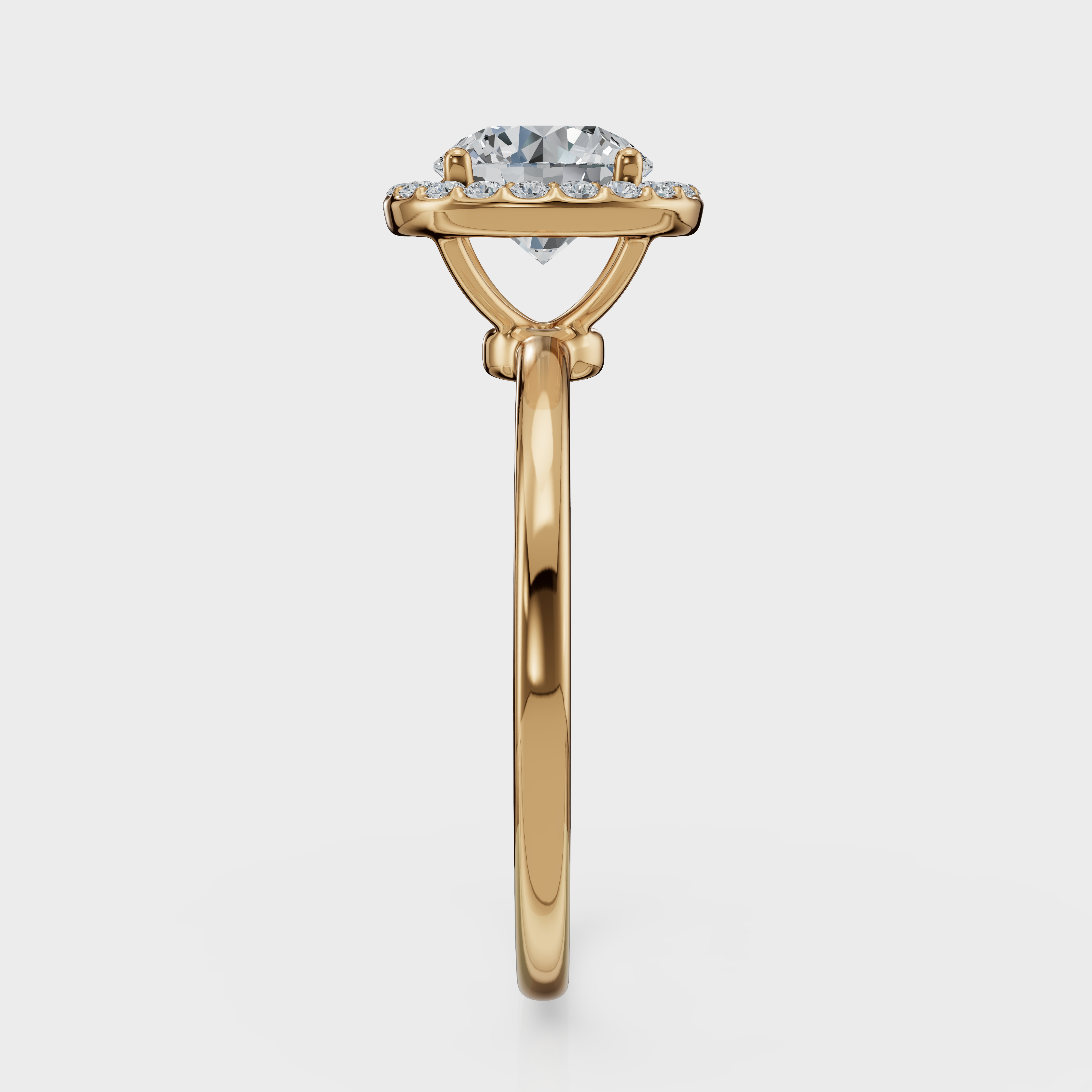 Round Cut Halo Ring– Diamonds