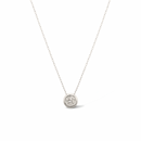 Round Solitare Necklace – Diamond in White Gold