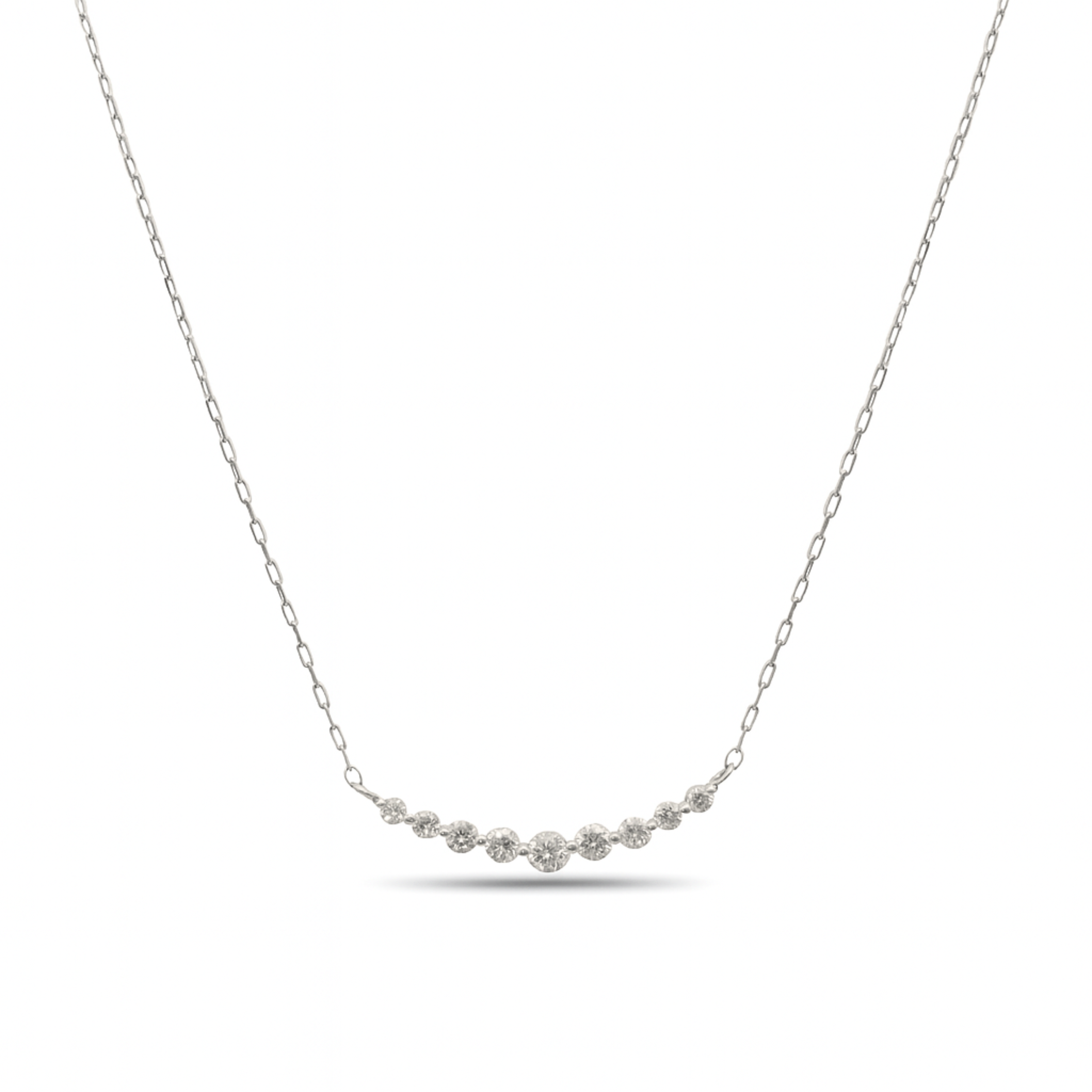 Linear Necklace – Mini Diamonds
