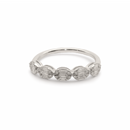 Oval Illusion Band – Diamonds