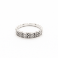 Double Pavé Band – Diamonds