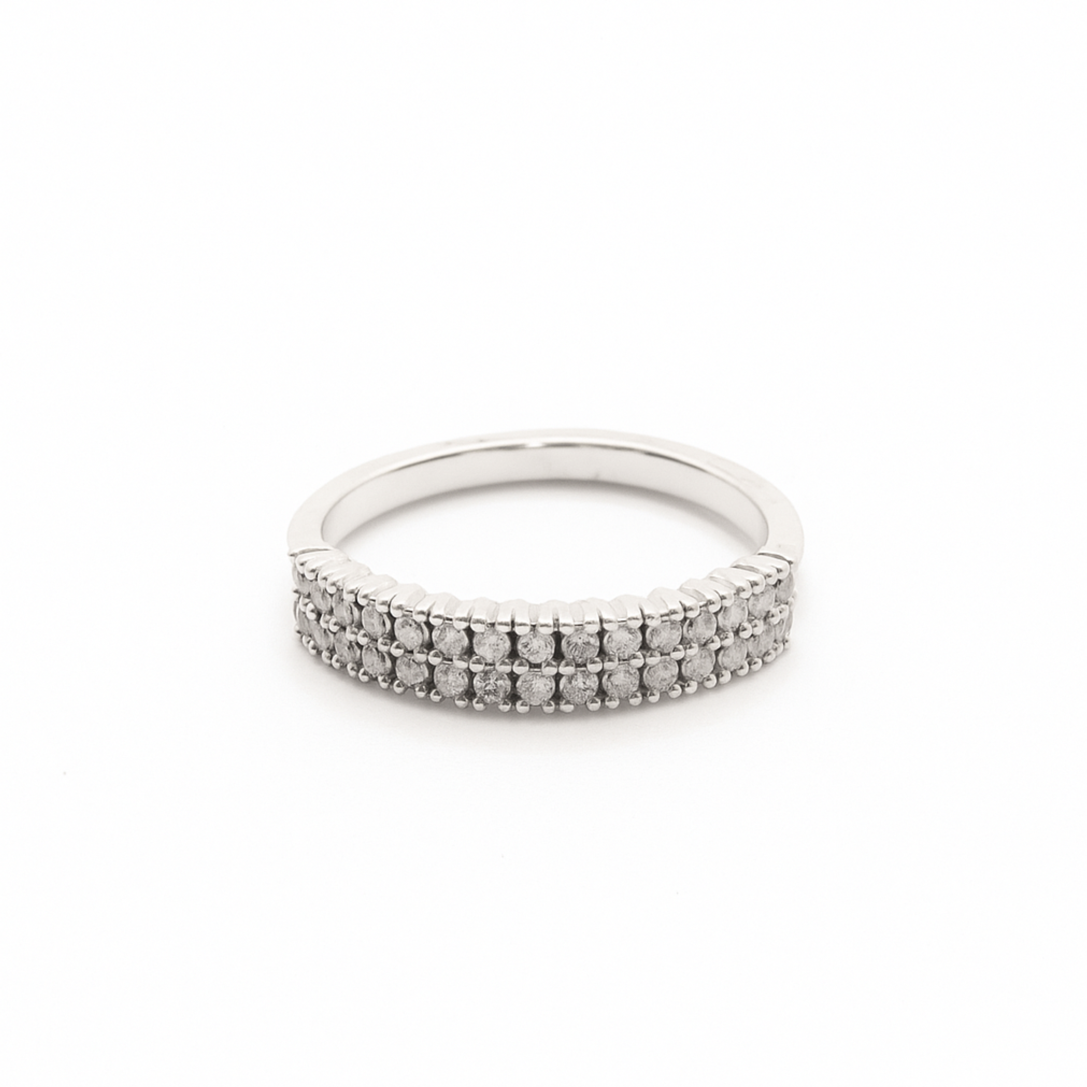 Double Pavé Band – Diamonds