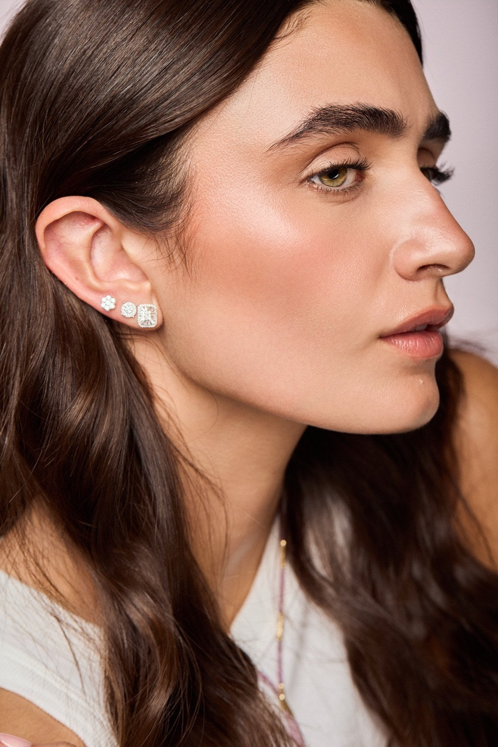 Round Lab Grown Diamond Studs