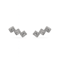 Illusion Emerald-Cut Diamond Climbers