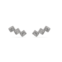 Illusion Emerald-Cut Diamond Climbers
