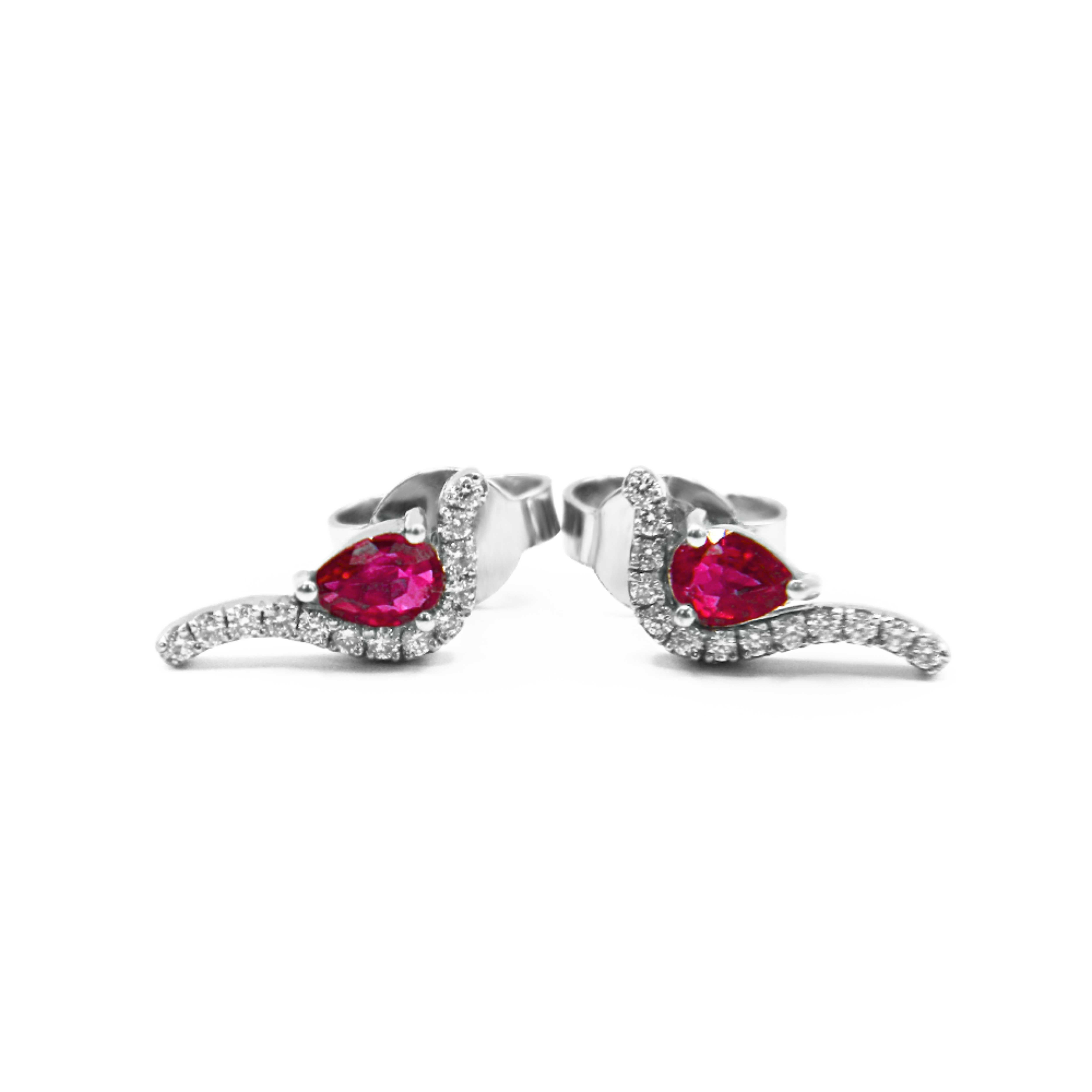 Teardrop Climbers – Ruby with Diamonds