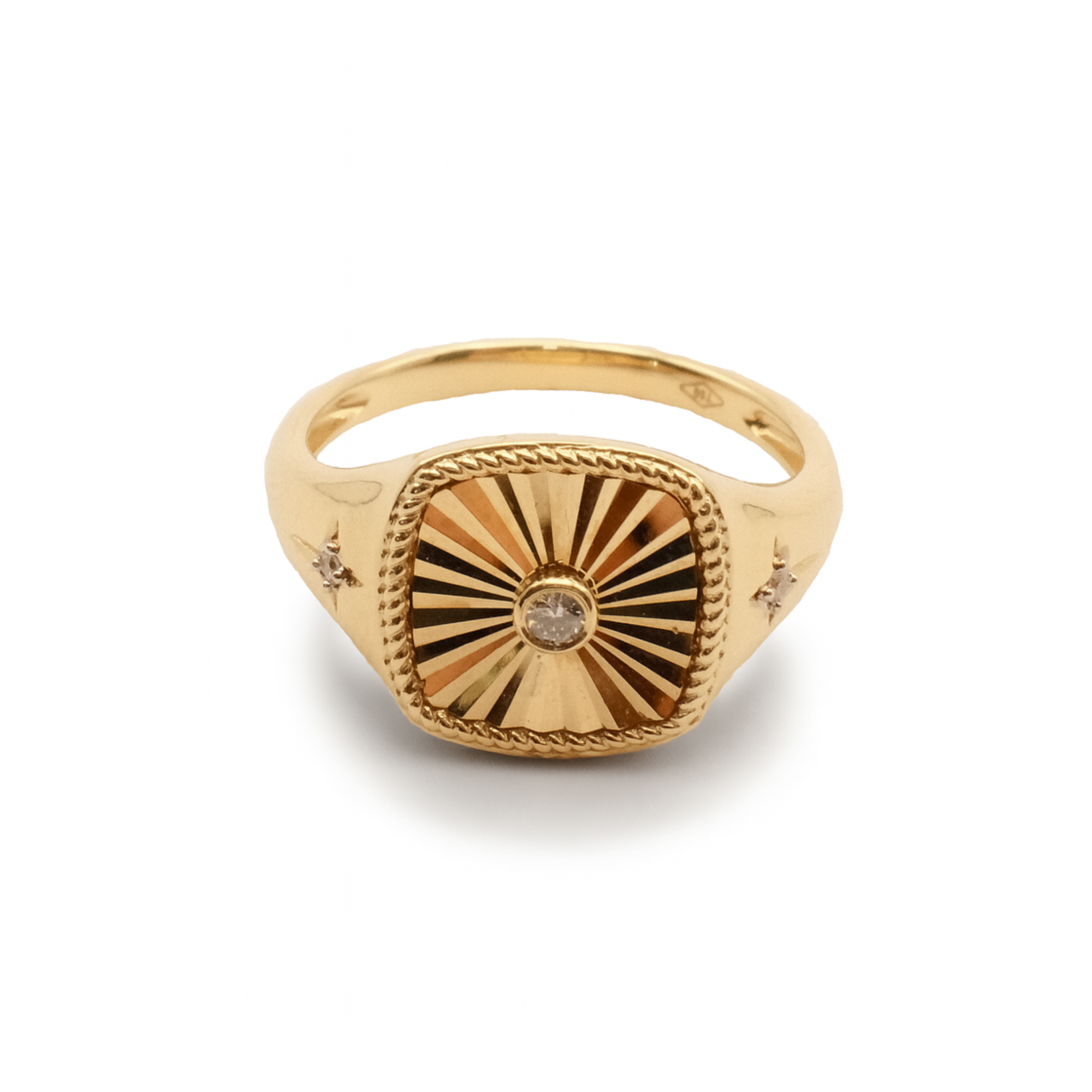 Flat Squared Ring – Diamonds