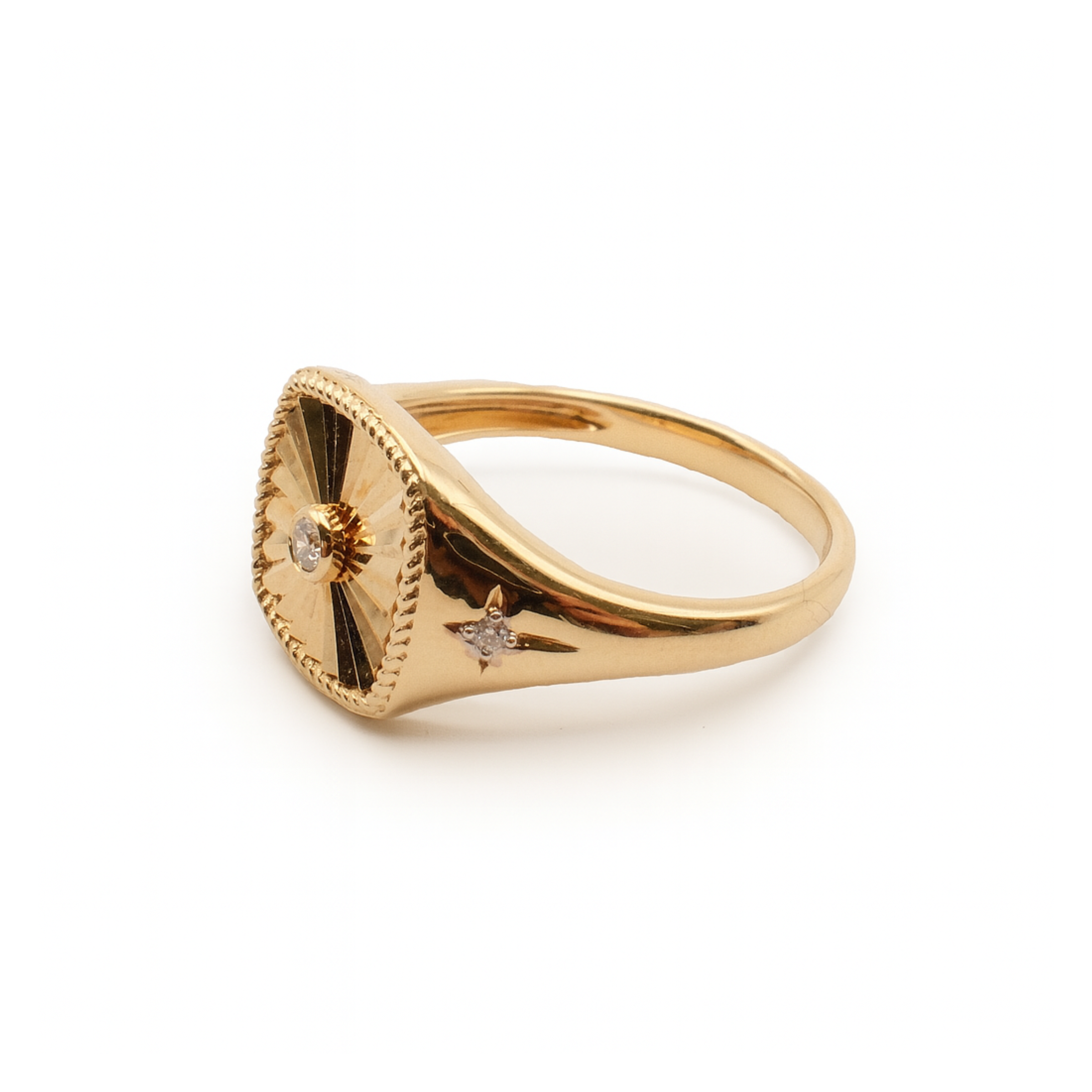 Flat Squared Ring – Diamonds