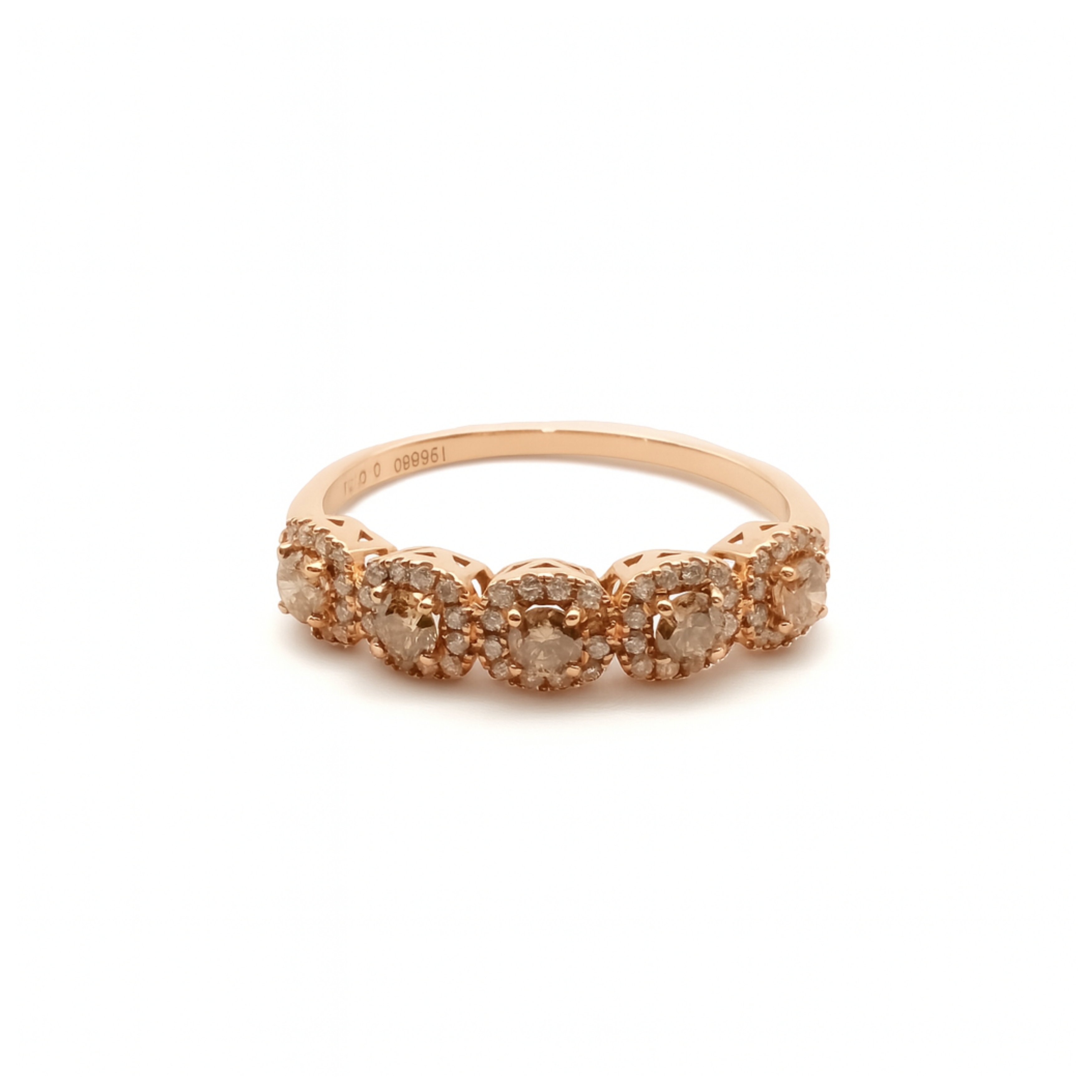 Halo Band – Brown & White Diamonds