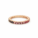 Eternity Ring – Rainbow Sapphires