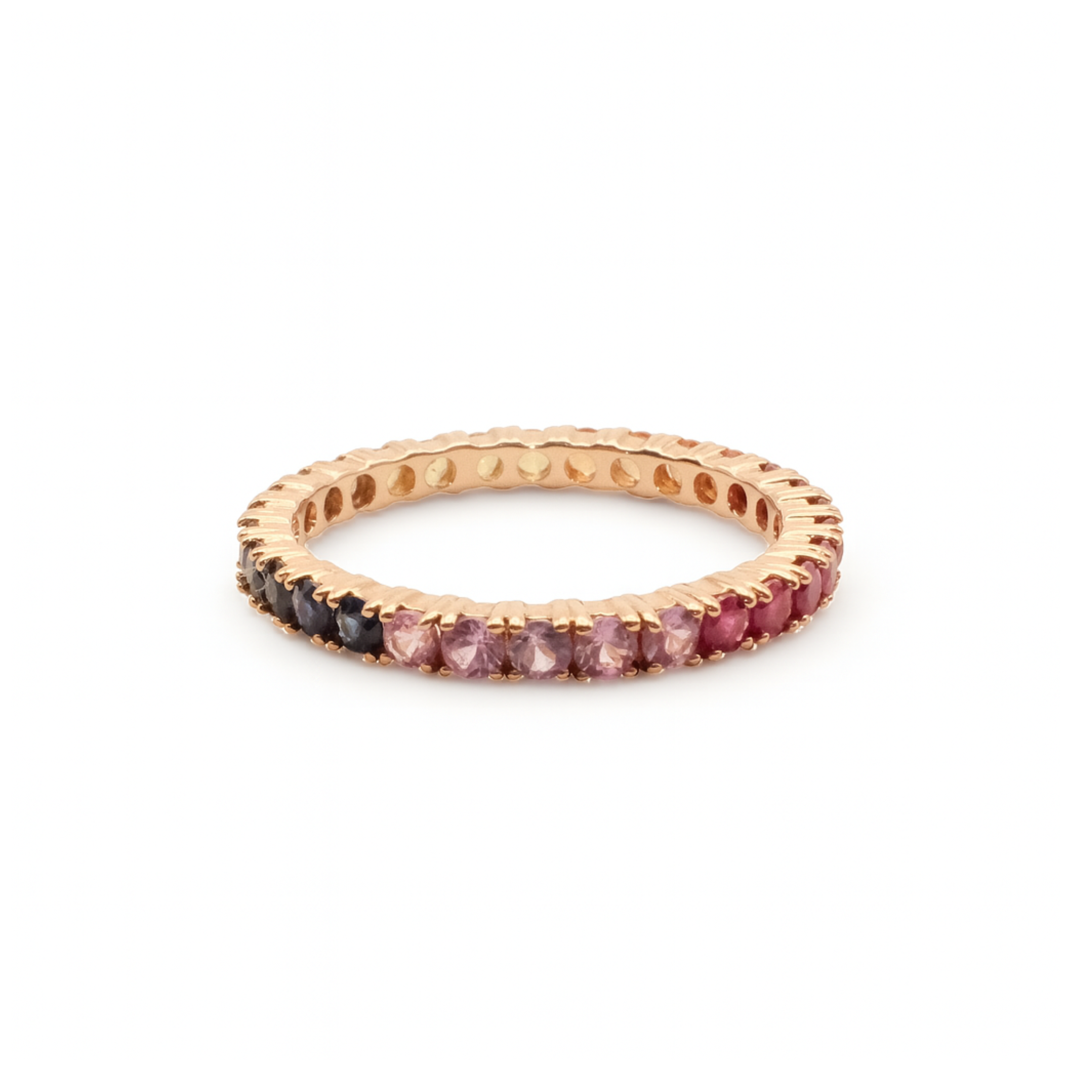 Eternity Ring – Rainbow Sapphires