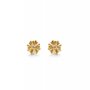 Star Gold Studs - Diamond