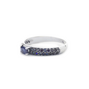 Sapphire Ring with Center Sapphire