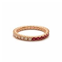 Eternity Band – Ruby & Diamond