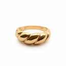 Croissant Style Ring – Yellow Gold