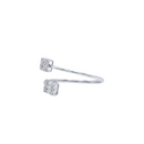 Emerald Cut Double Illusion Diamond Ring