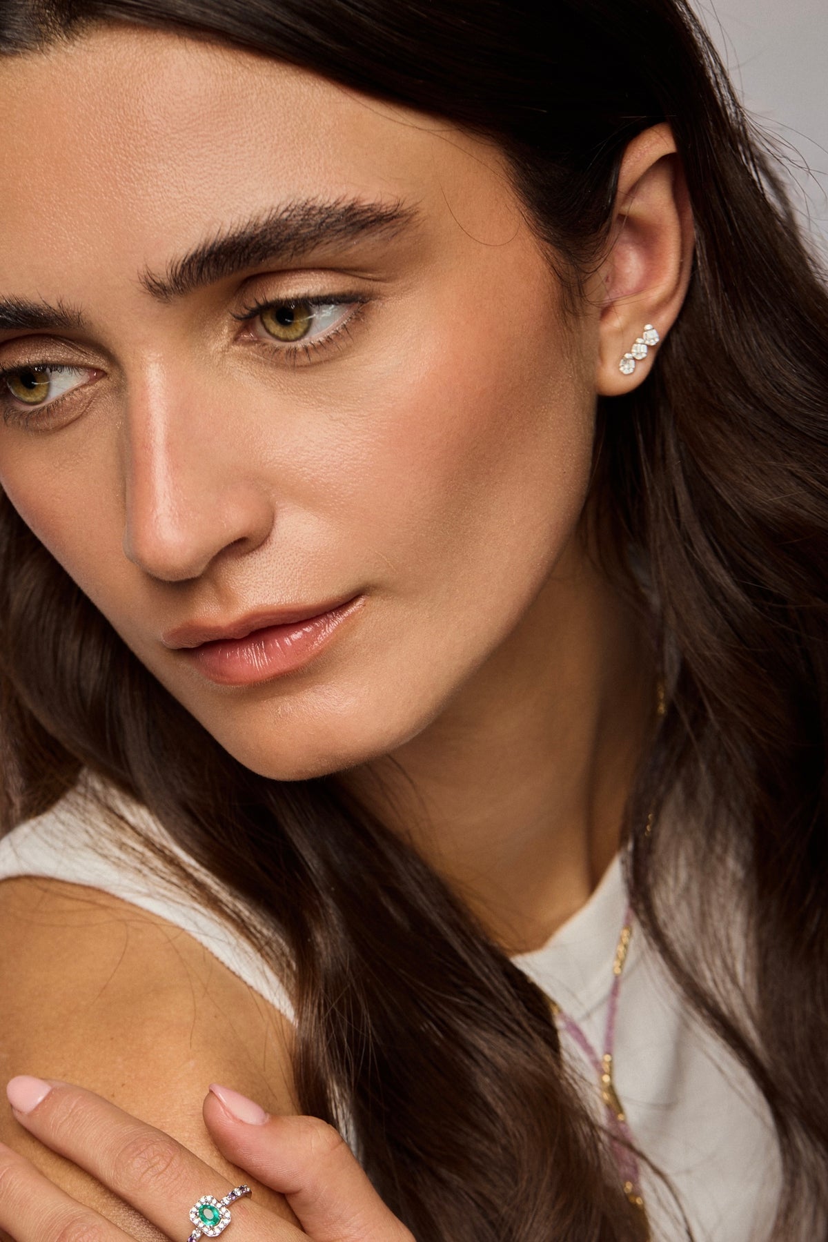 Illusion Pear Diamond Climbers
