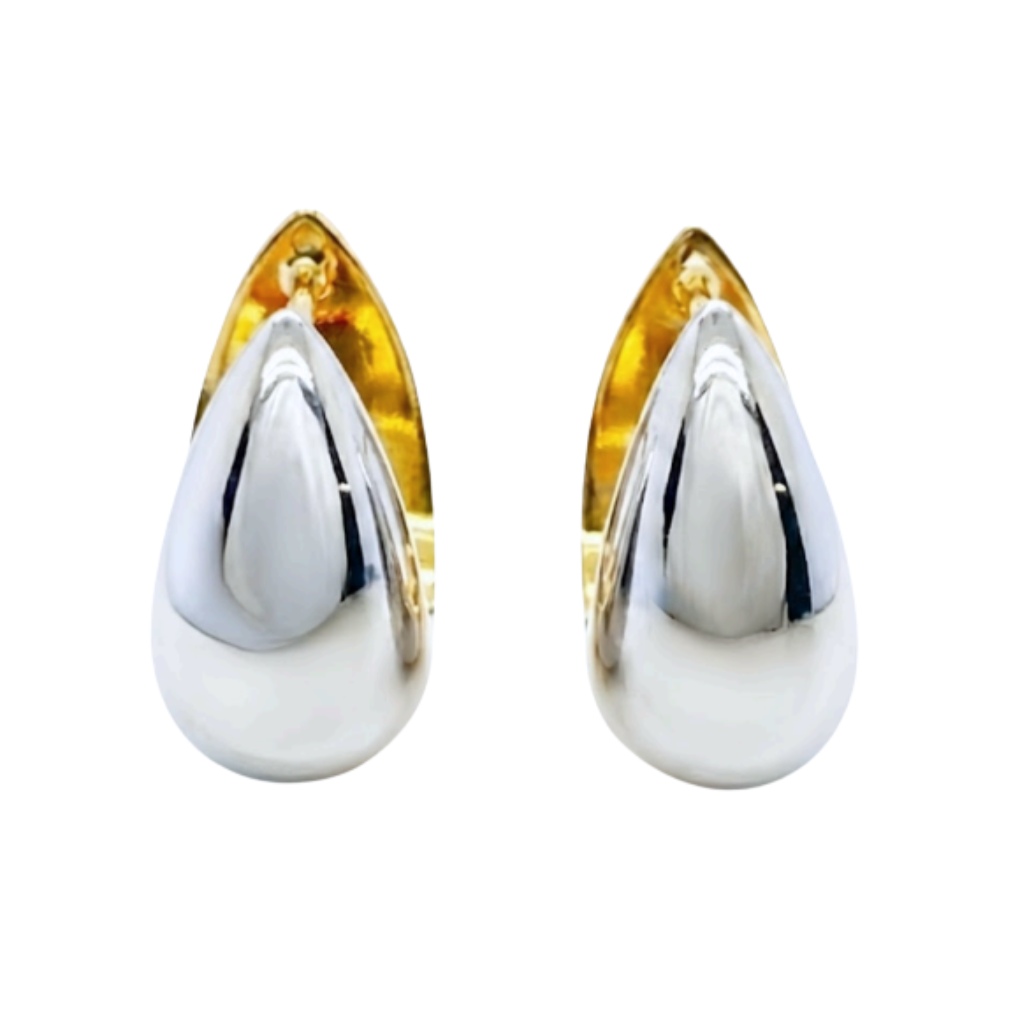 Double Color Chunky Hoops