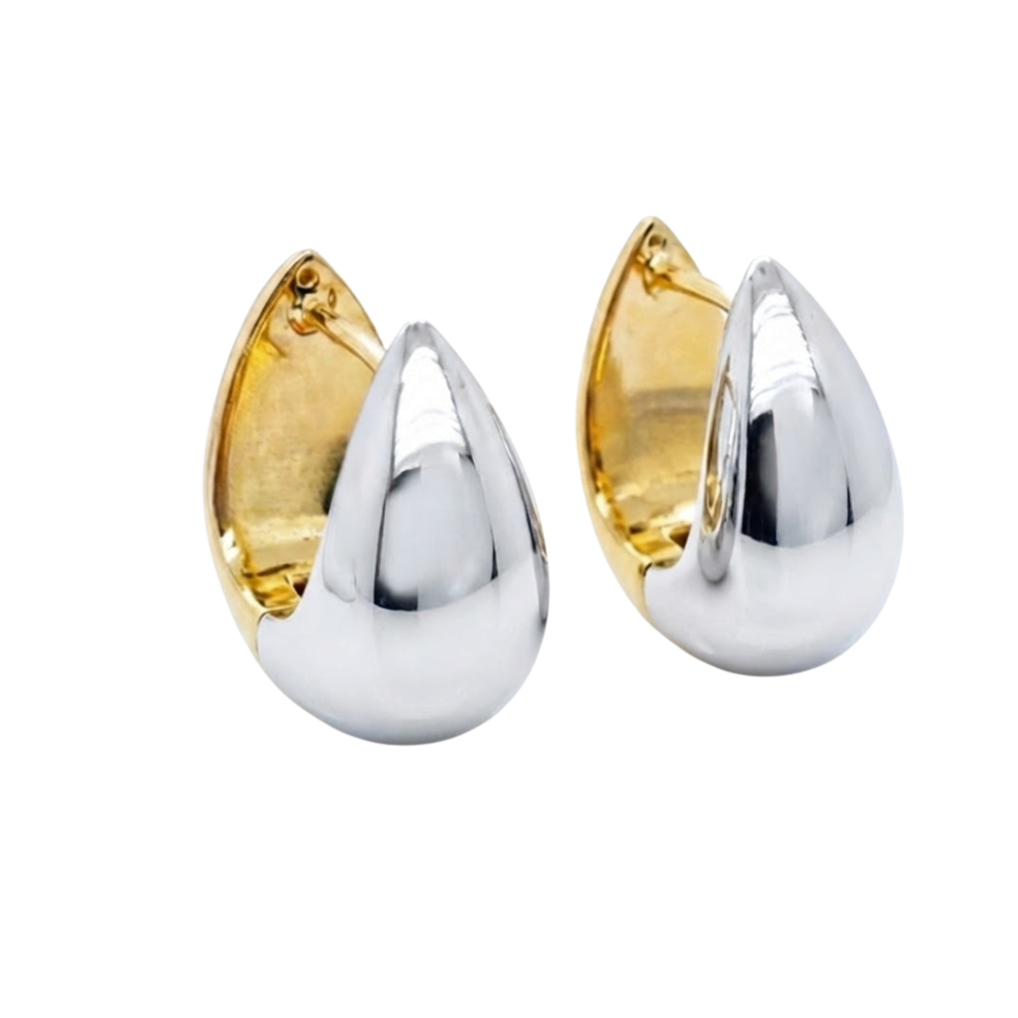 Double Color Chunky Hoops