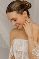 Princess-Cut Studs with Jackets  – Blue Sapphires  & Diamonds