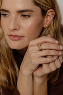 Yellow Sapphire Emerald - Cut  – Diamonds Ring