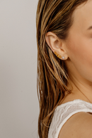 Emerald-Cut and Round Climber Earrings – Yellow Sapphires & Diamonds
