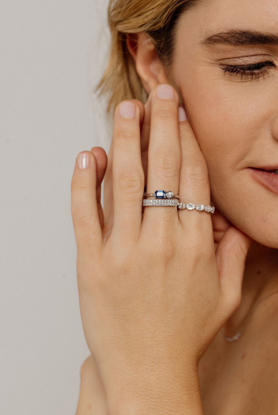 Double Pavé Band – Diamonds