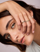 Flush Set Diamond Thin Ring