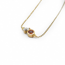 Round & Pear Bracelet – Orange Sapphire & Diamond