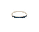 French Pavé Band – Blue Sapphires