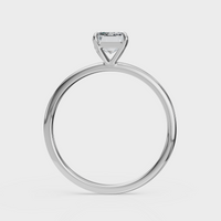Emerald Cut Solitaire Ring – Diamond