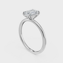 Emerald Cut Solitaire Ring – Diamond