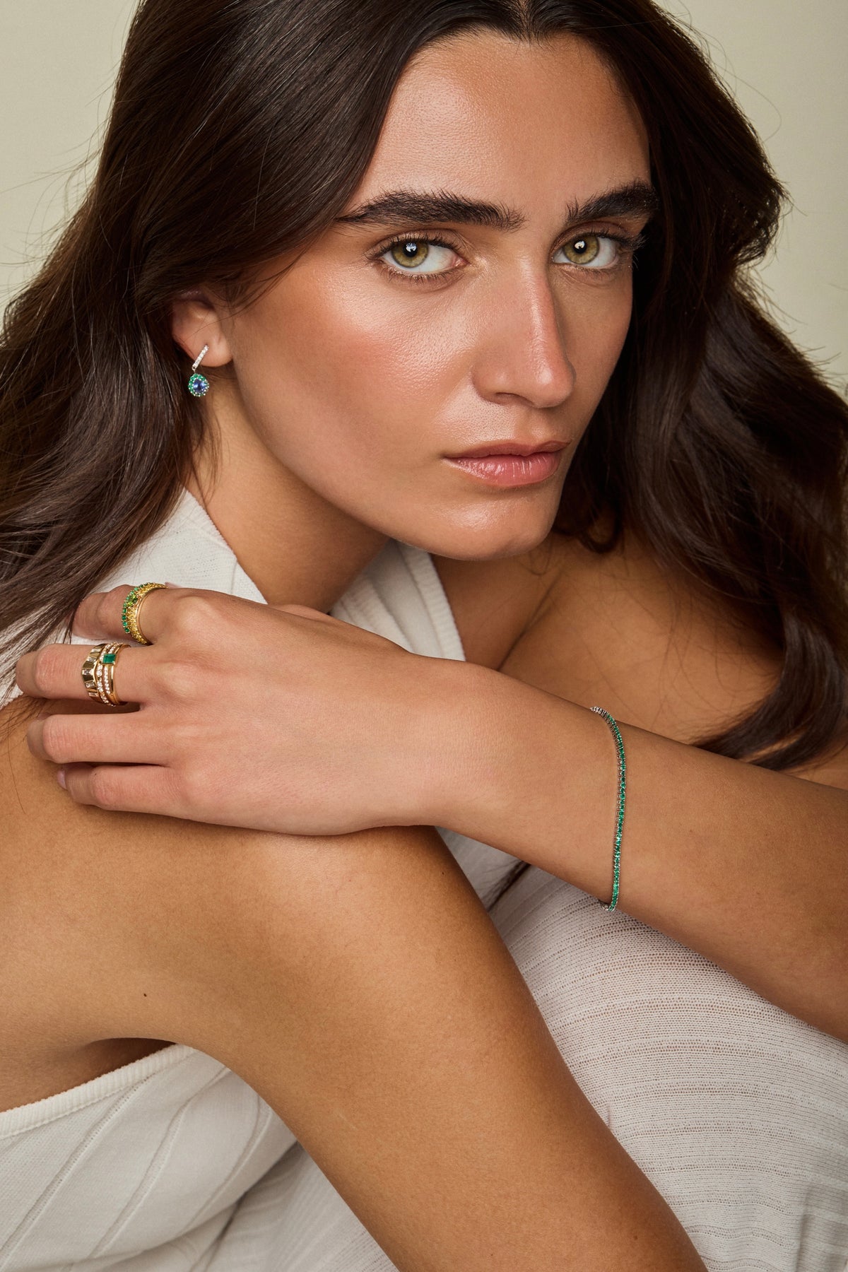 Emerald Tennis Bracelet