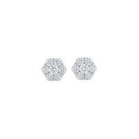 Flower Diamond Earrings