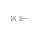Illusion Round Diamond Studs