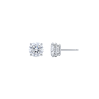 Illusion Round Diamond Studs