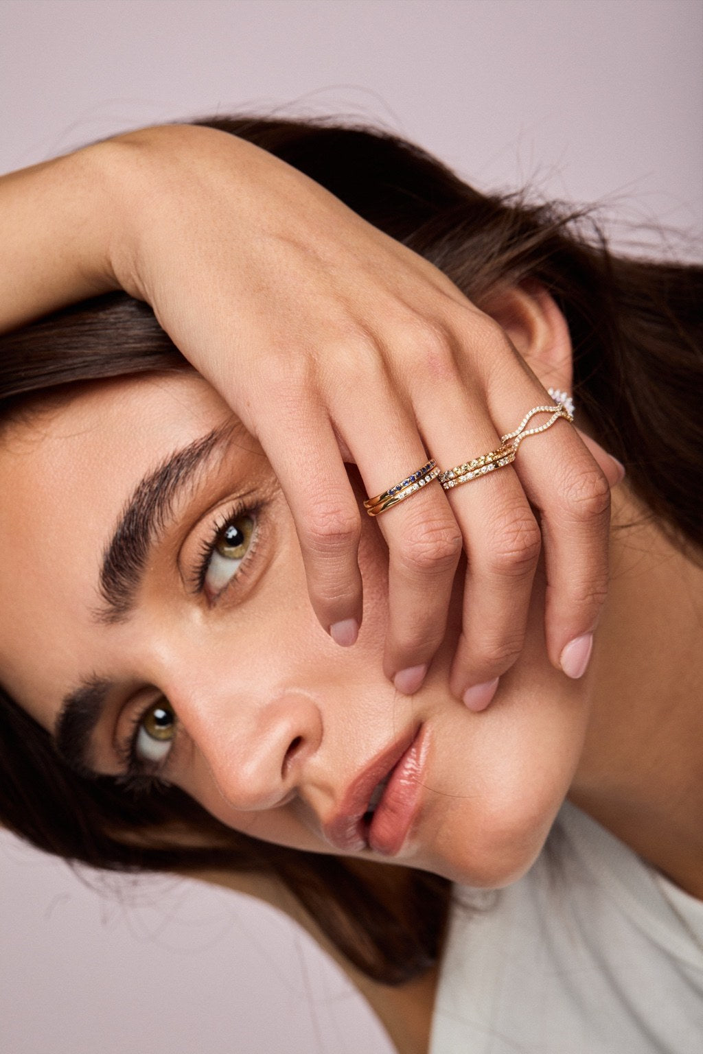 Eternity Ring – Rainbow Sapphires