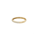Flush Set Diamond Thin Ring