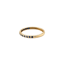Flush Set Sapphire Thin Ring