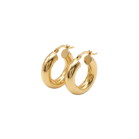 Medium Round Chunky Hoops