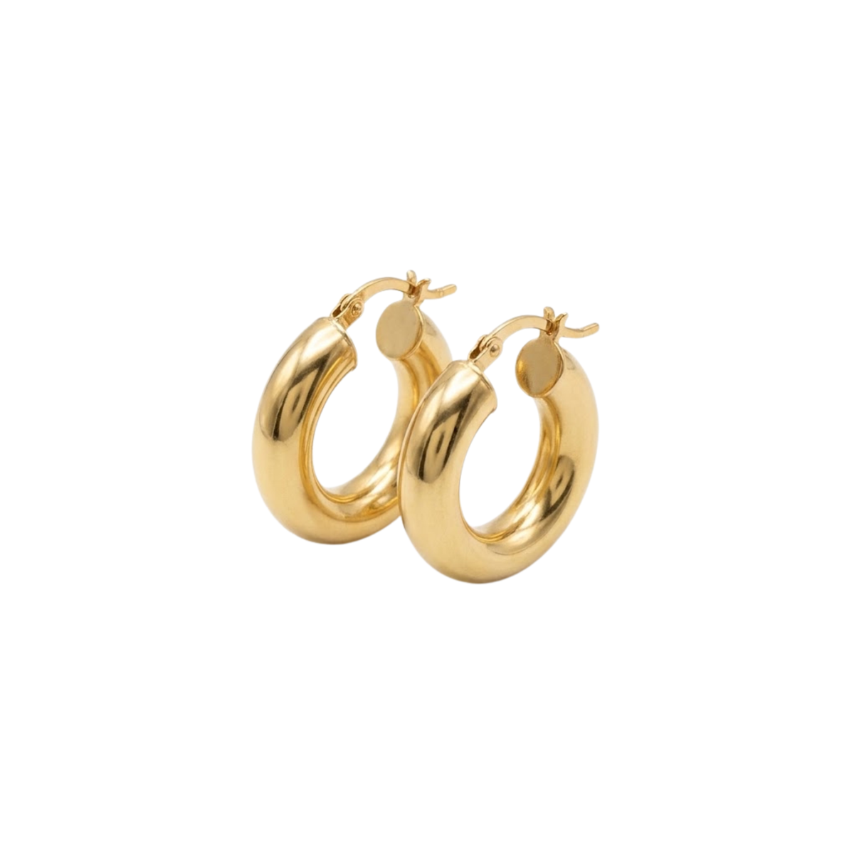 Medium Round Chunky Hoops