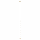 Half Paper Clip & Half Diamond Tennis Bracelet