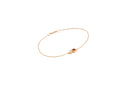 Round & Pear Bracelet – Orange Sapphire & Diamond